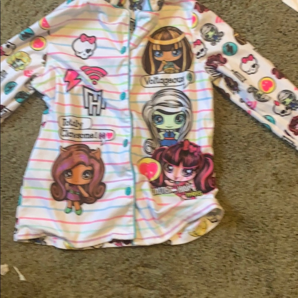 Pjs for girl button down